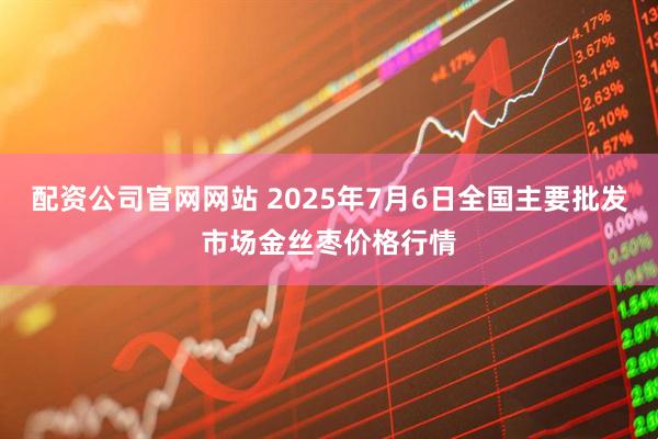 配资公司官网网站 2025年7月6日全国主要批发市场金丝枣价格行情