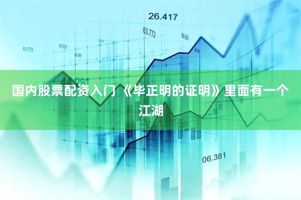 国内股票配资入门 《毕正明的证明》里面有一个江湖